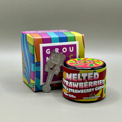 Hunna - 1g Live Hash Rosin Ground Score - Melted Strawberries