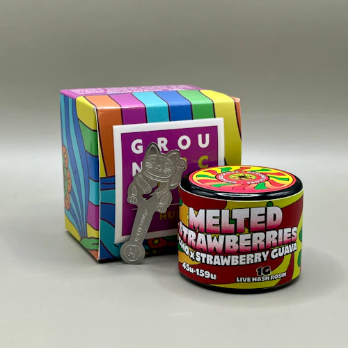 Hunna - 1g Live Hash Rosin Ground Score - Melted Strawberries