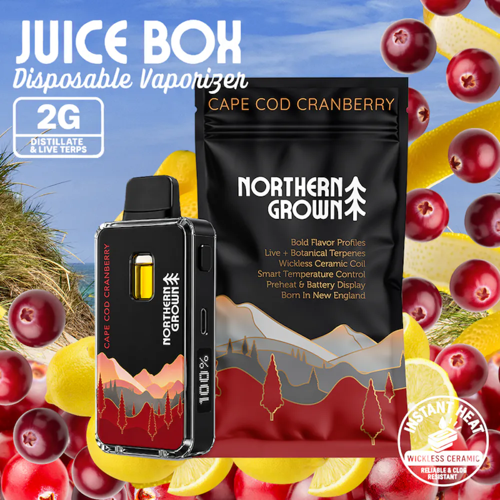 Product Northern Grown - Cape Cod Cranberry Juice Box Disposable Vape (2g)