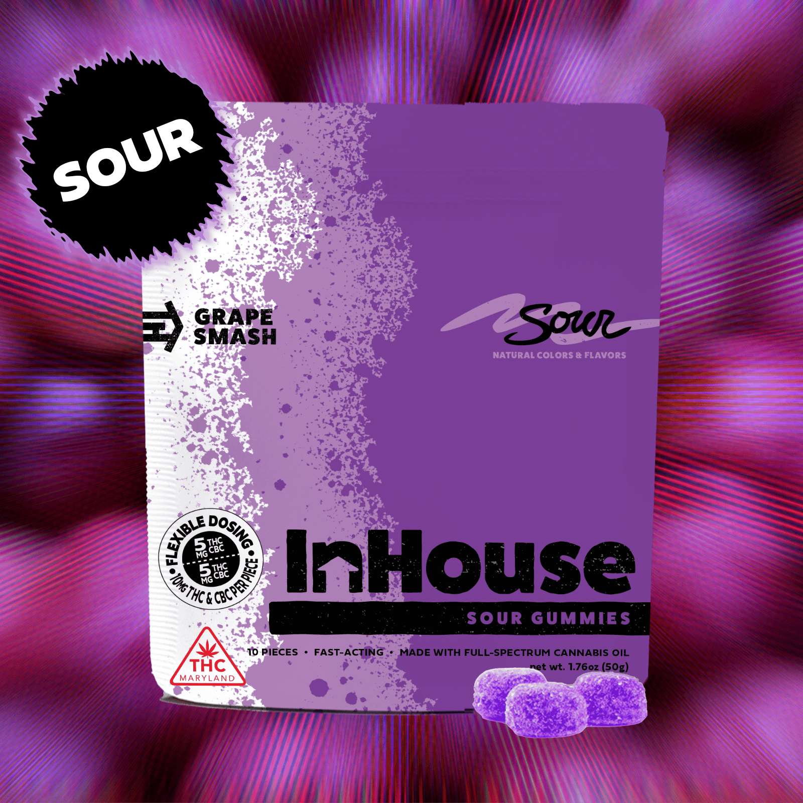 Shop InHouse Green Crack Vape Cart 0.5g