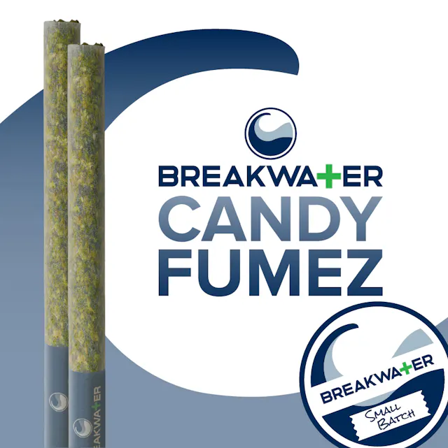 Breakwater Pre-Roll Pack Candy Fumez 2pk/1g (hybrid, packs)