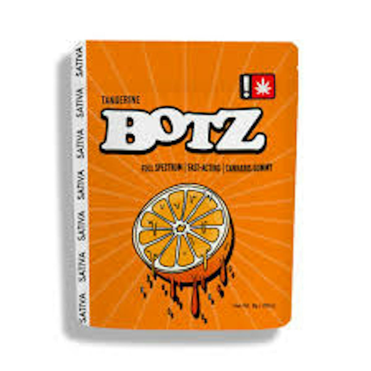 Photo of Sour Botz 100mg TANGERINE Sativa Cannabis Gummy