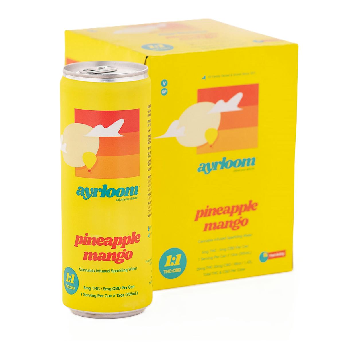 Photo of Ayrloom | Pineapple Mango 1:1 Beverage 4 Pack