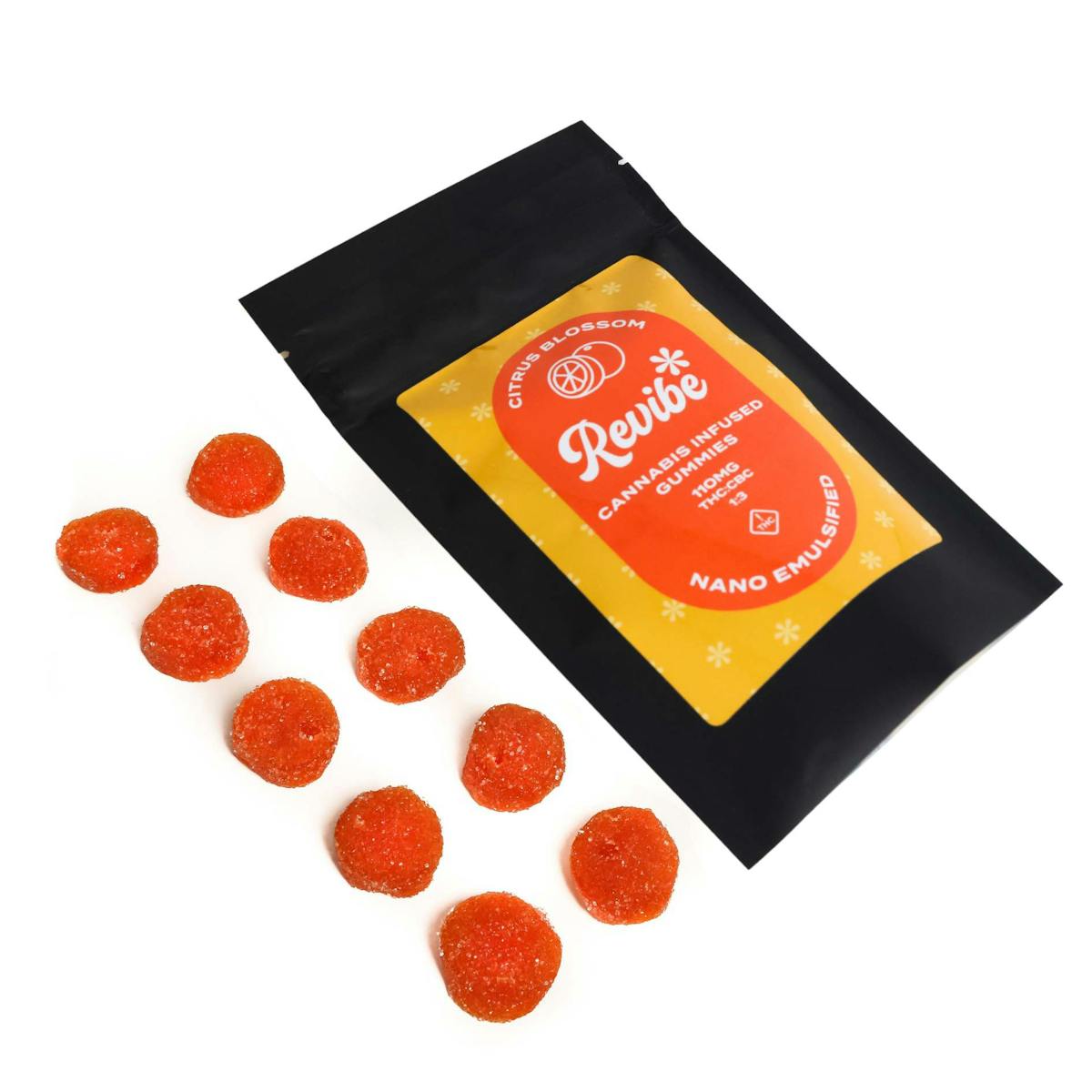 Photo of Revibe 3:1 CBC:THC Citrus Blossom Nano Gummies