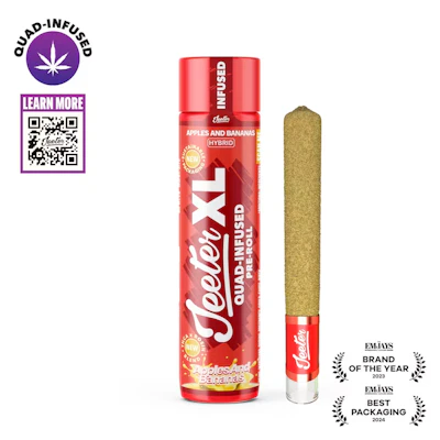 Jeeter - 2g Quad Infused Preroll - Apples & Bananas