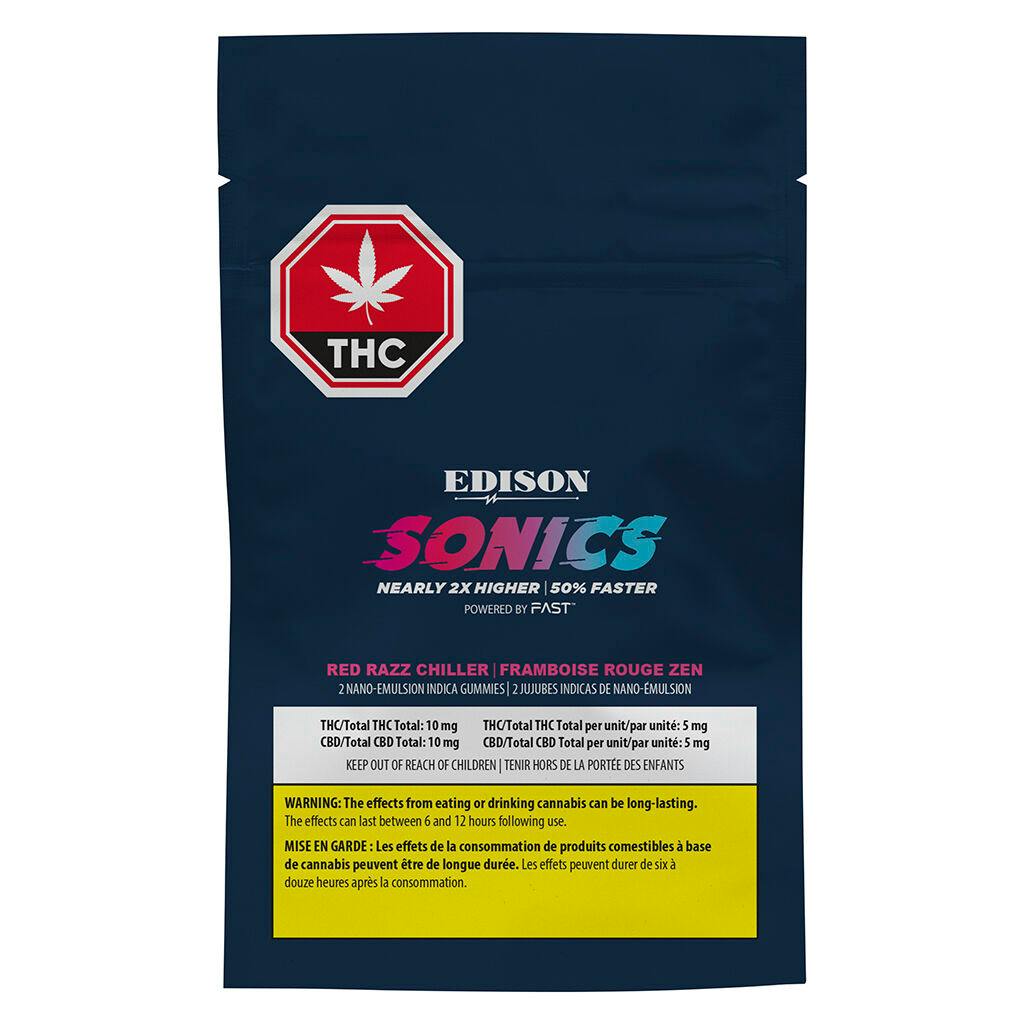 Edison Sonics - Red Razz Chiller - 2 Pack-0