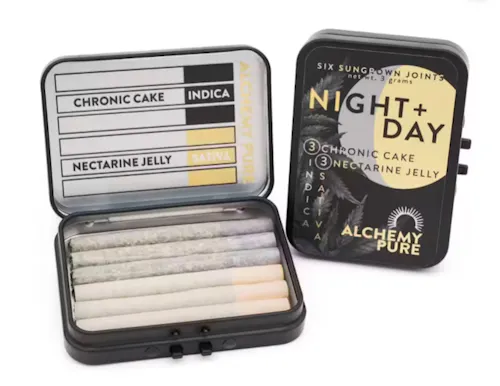 Alchemy Pure | Day & Night Pre-Roll | 6 Pack 3g-1
