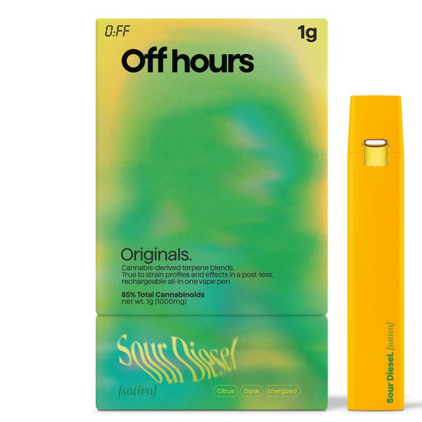 Off Hours All-in-one Vape Pen - Off hours (sativa Super Sour Diesel)