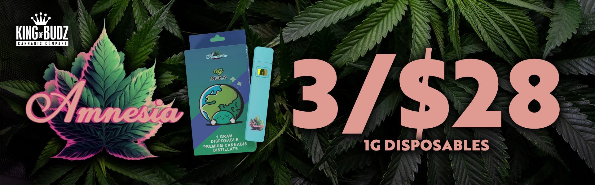 3 FOR $28 DISPOSABLES