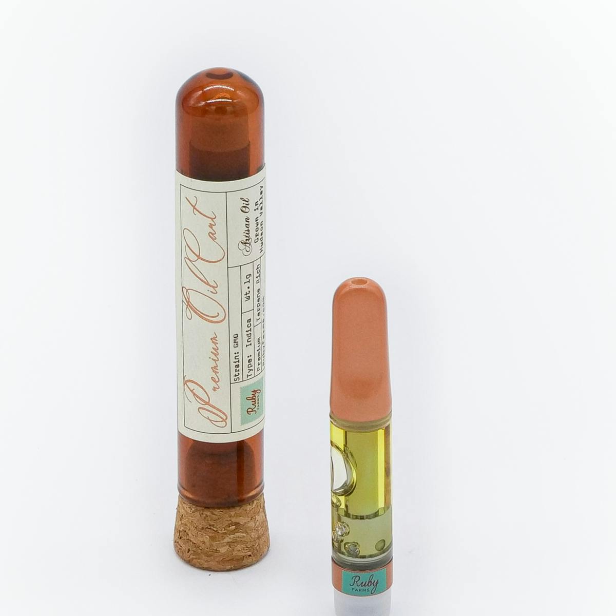 Photo of Ruby Farms | GMO | Live Resin 1g Cartridge