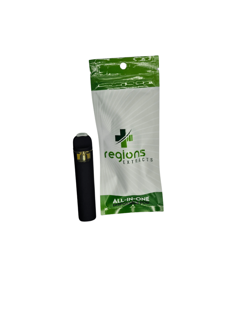 Regions Extract All-In-One Live Resin Disposable : Acapulco Gold