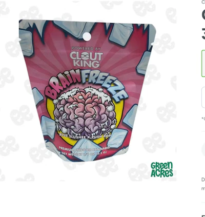 Clout King - 3.5g Prepack - Brain Freeze
