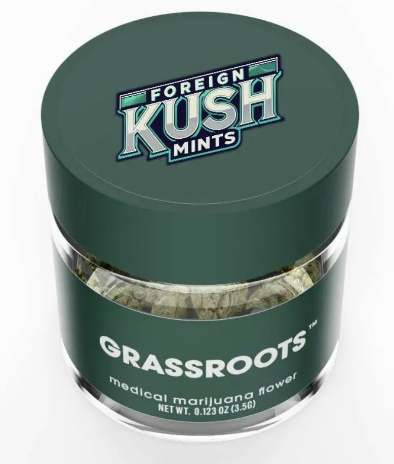 Grassroots Dark Heart Collection 3.5g- Foreign Kush Mints- Indica