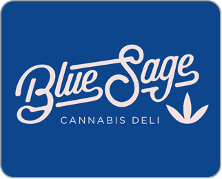 logo for Blue Sage Cannabis Deli - STL