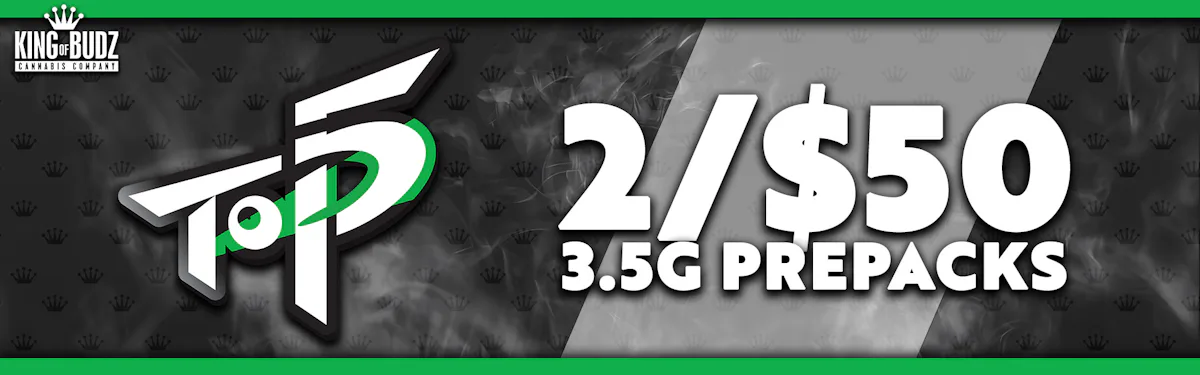 Top5 Prepacked 3.5g 2/$50