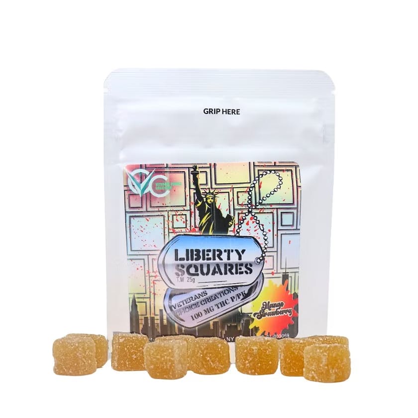 Photo of Liberty Squares | Mango Strawberry | 100mg