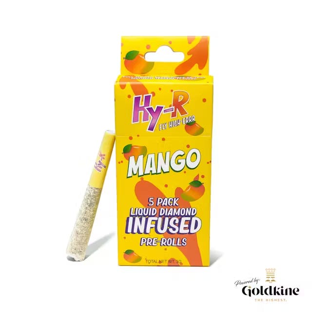 Buy Mango | 5pk Infused Pre-Rolls | 0.6g Each in Buchanan | High