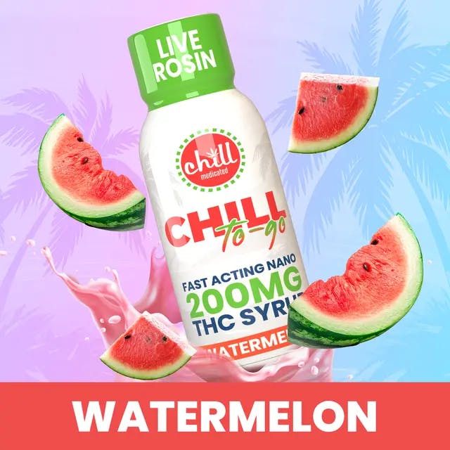 Chill Medicated - 200mg Live Rosin Syrup To-Go - Watermelon