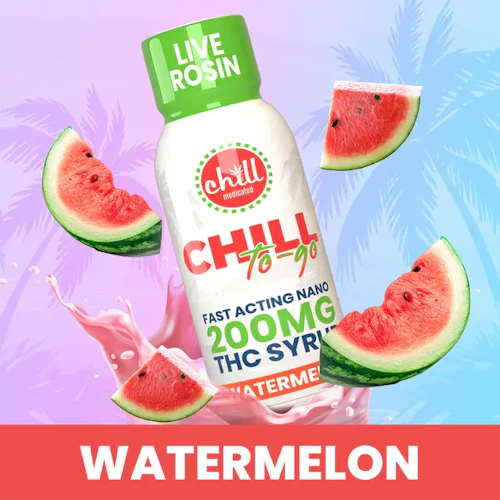 Chill Medicated - 200mg Live Rosin Syrup To-Go - Watermelon