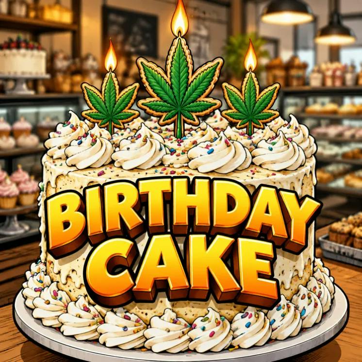 Slack Hollow Organics - 1g - Birthday Cake