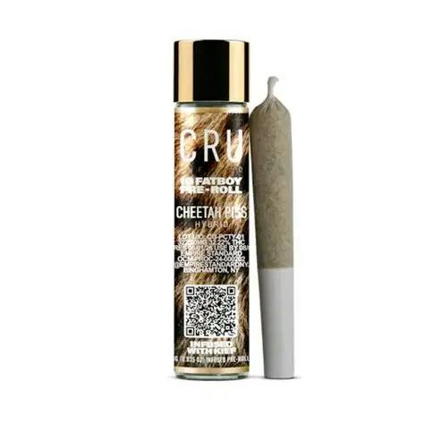 CRU Cannabis Infused PreRoll Cheetah Piss Fatboy