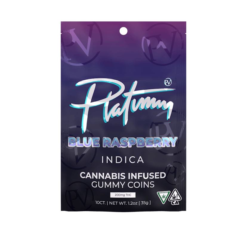 Platinum Vape | 200mg Gummies | Blue Raz