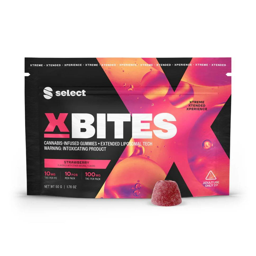 Select X Bites - Strawberry Supercharge Gummies