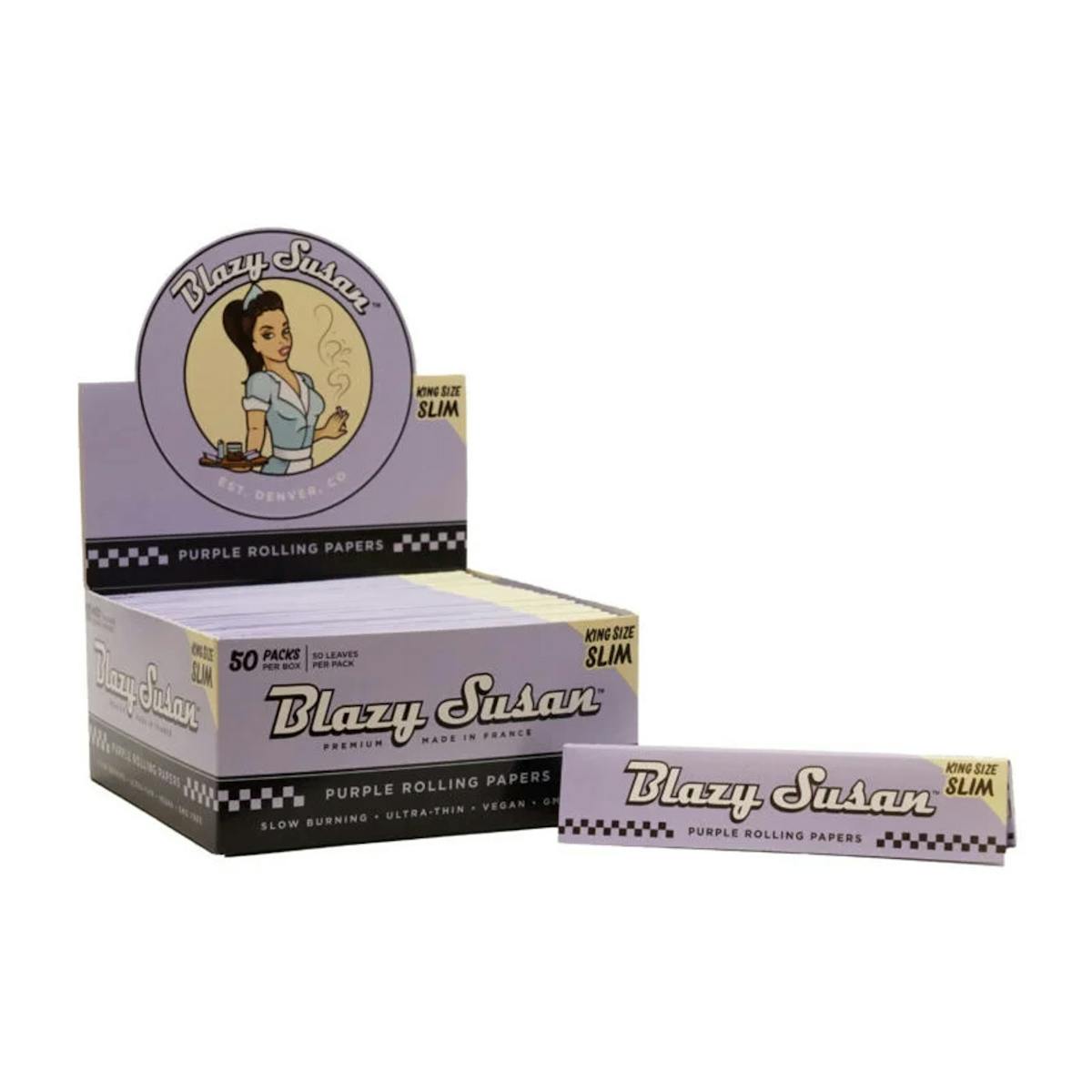 Photo of Blazy Susan | Purple Papers | King Size | 50ct