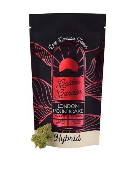 Golden Gardens London Poundcake Flower 3.5g