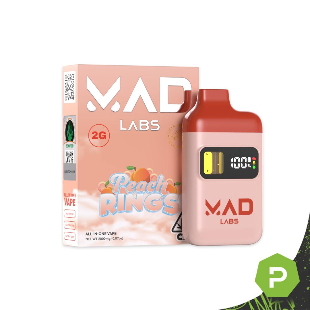 mad labs disposable vape pen Mad Labs Mad Labs Disposable | Peach Rings