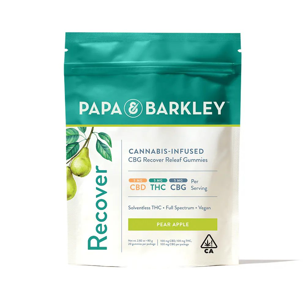 Papa & Barkley Recovery Gummies - Pear Apple 1:1:1 | Harborside
