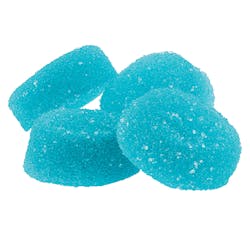 Sour Blue Razzberry Gummies - 4 Pack