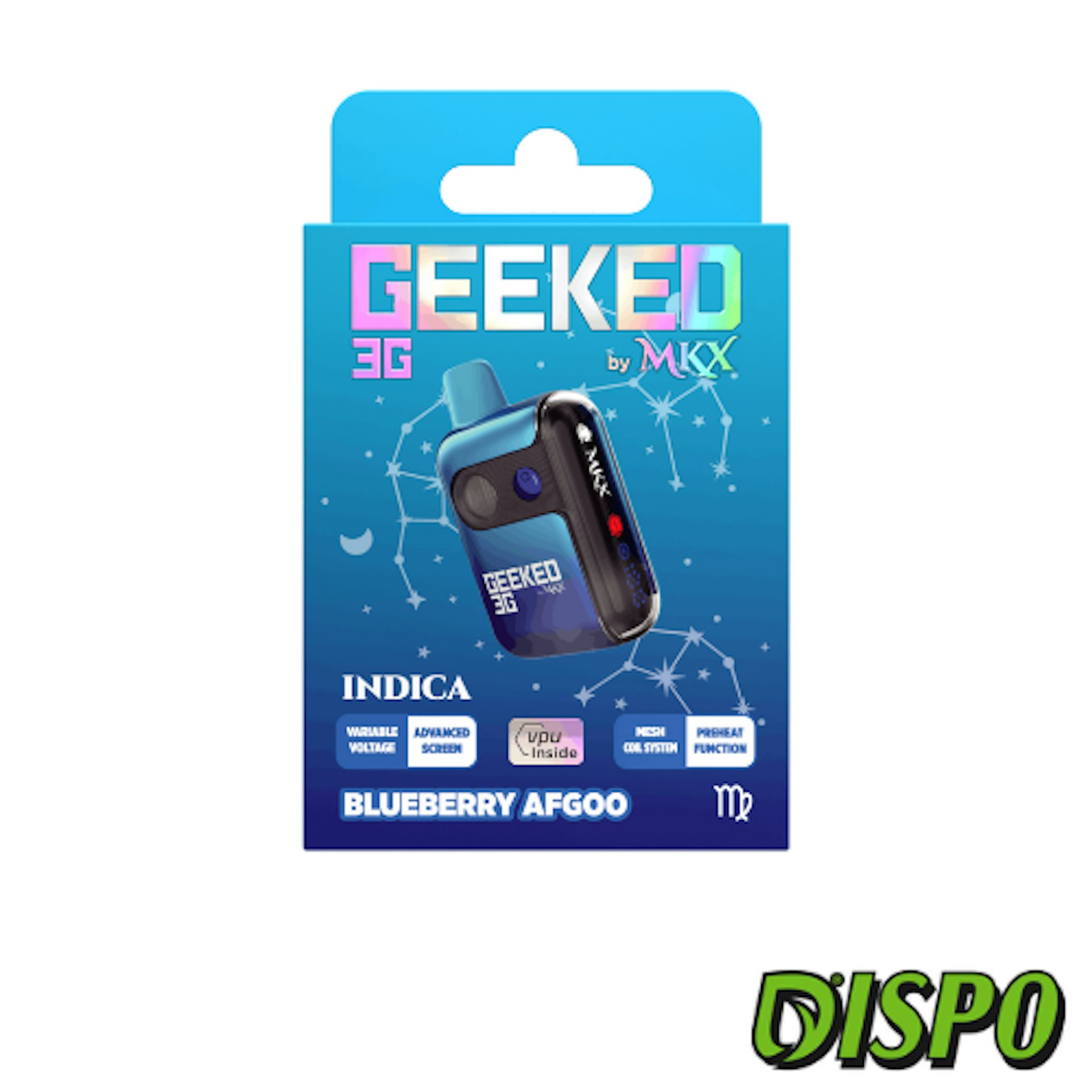 MKX Geeked - Blue Afgoo Disposable