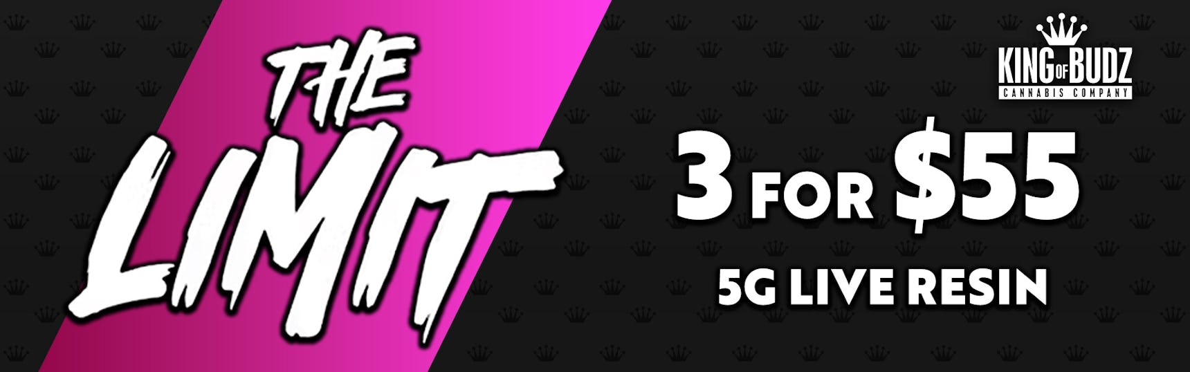 The Limit 5g Live Resin 3/$55
