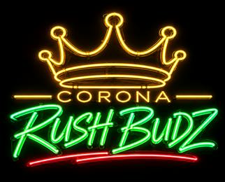 logo for Corona Rush Budz