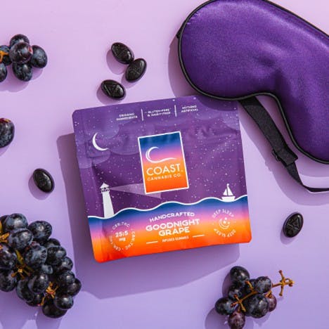 Goodnight Grape I Deep Sleep Chew | 25:5 CBN:THC I 20 Pack (100mg)