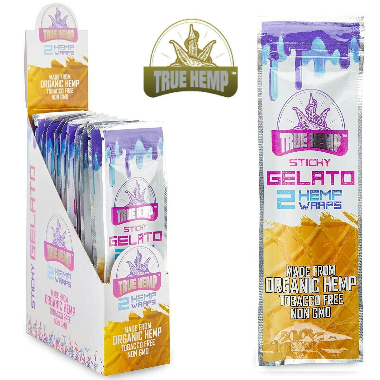 True Hemp | Organic Wraps | Gelato | 2PK