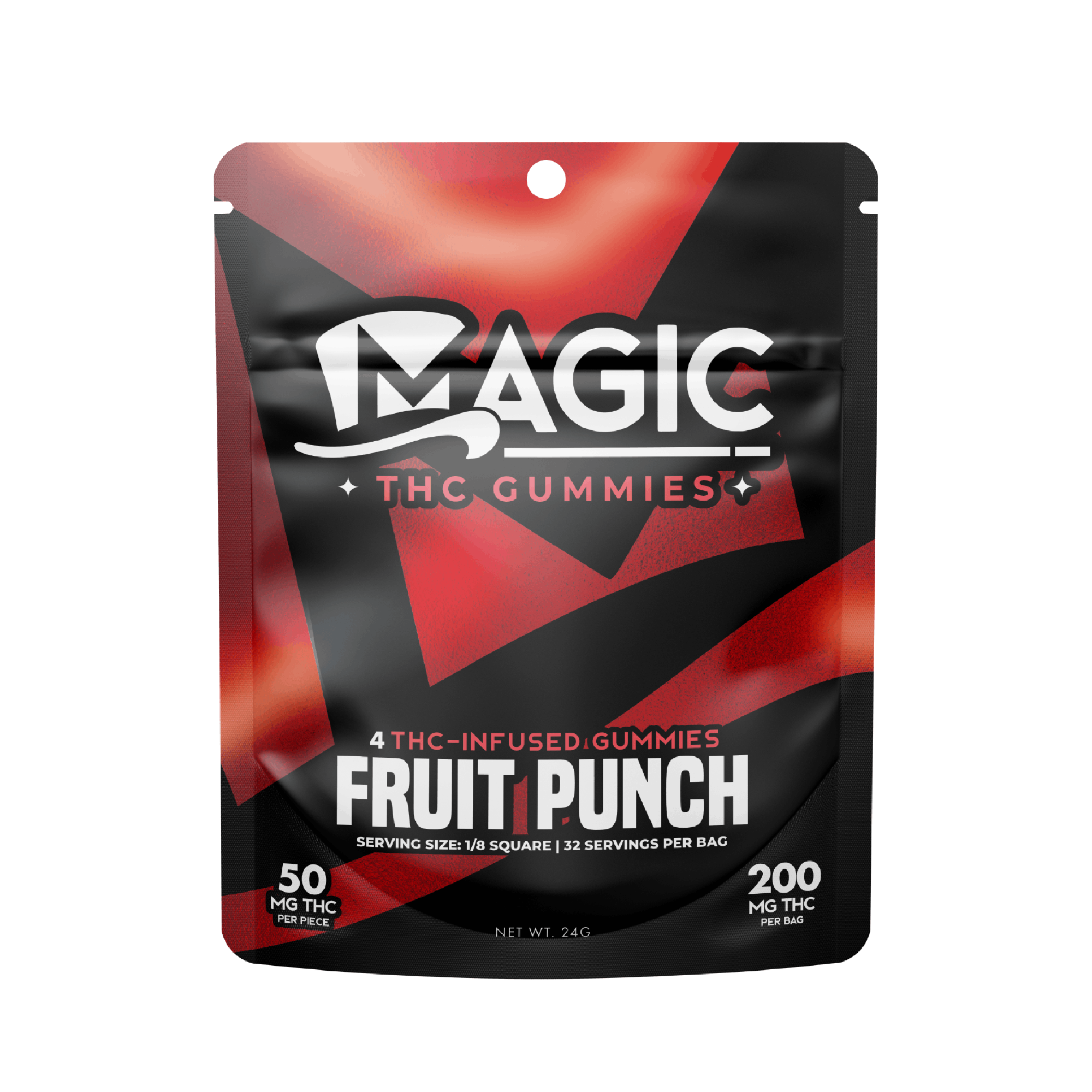 Product: Magic Edibles | Gummies - Fruit Punch (Sativa) - 200mg