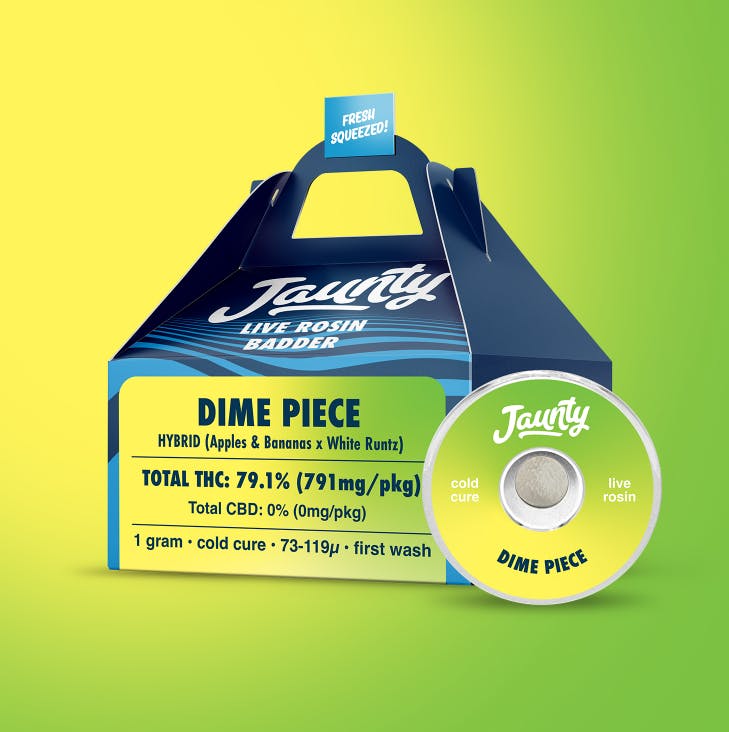 Dime Piece Live Rosin Badder | Hybrid | Jaunty