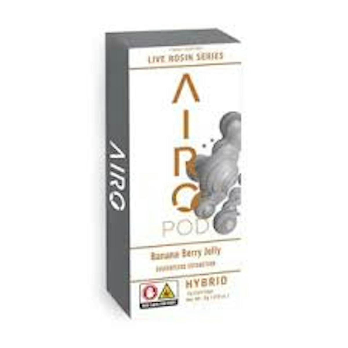 Photo of Airo l Banana Berry Jelly Live Rosin Vape Cart l 0.5g