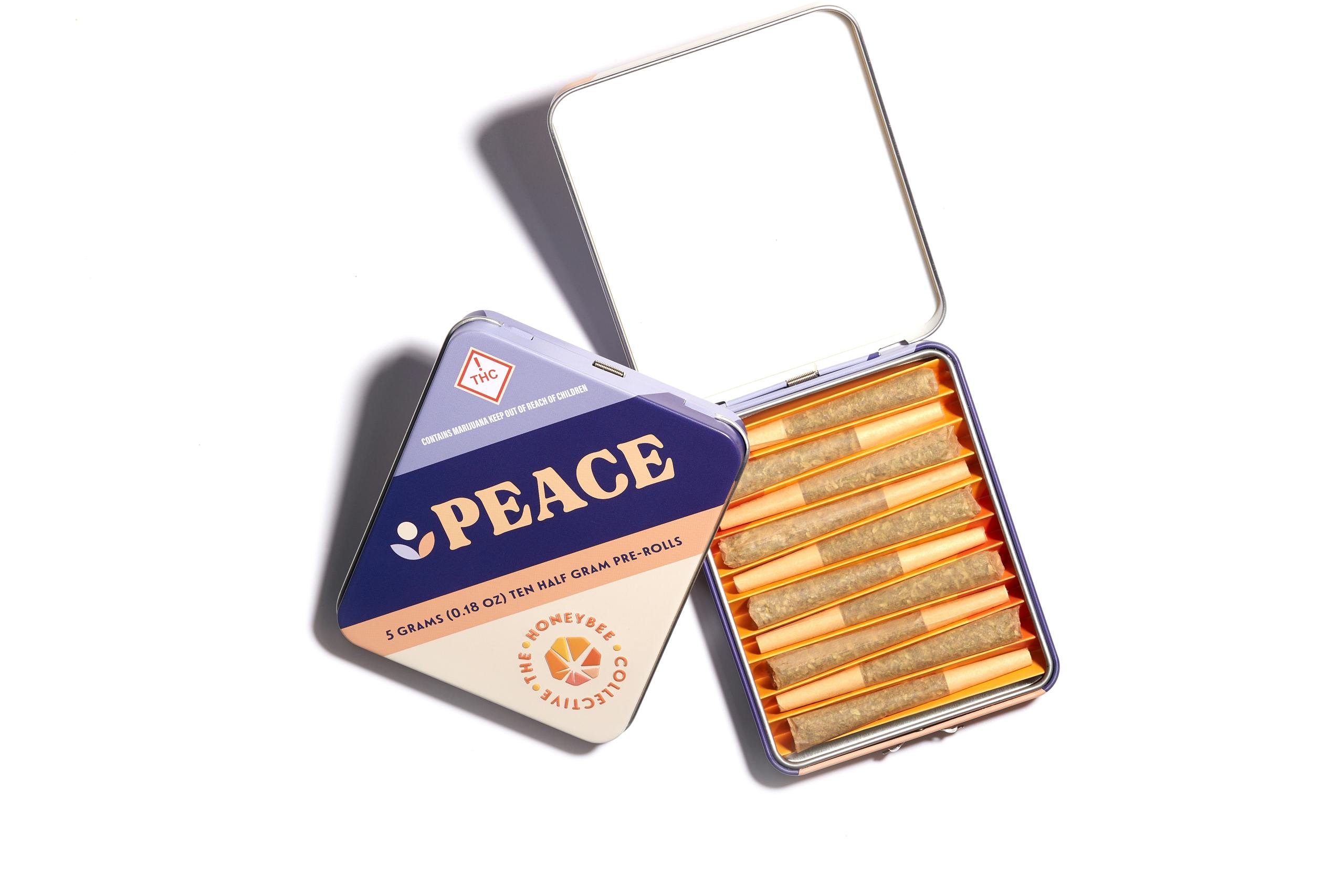 Honeybee Collective - Pre-Roll 10pk (5g) - Peace - Bubble Gum x