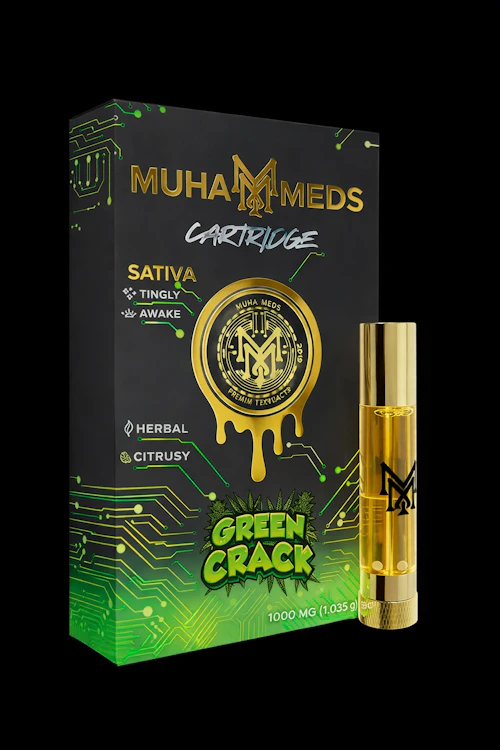 Muha Meds - 1g Cart - Green Crack