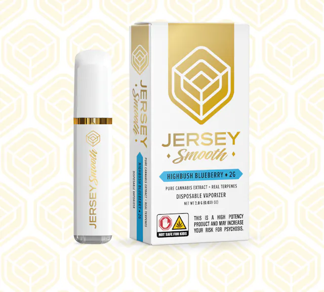 Jersey Smooth Disposable Highbush Blueberry 1g (sativa, disposables)
