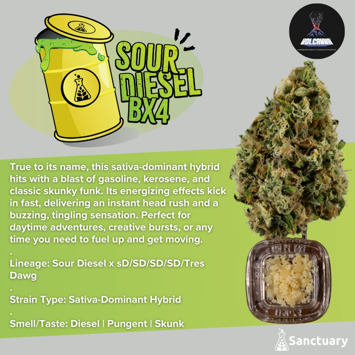 Sour Diesel BX4 | Crumble | Baller Jar I 4.2G