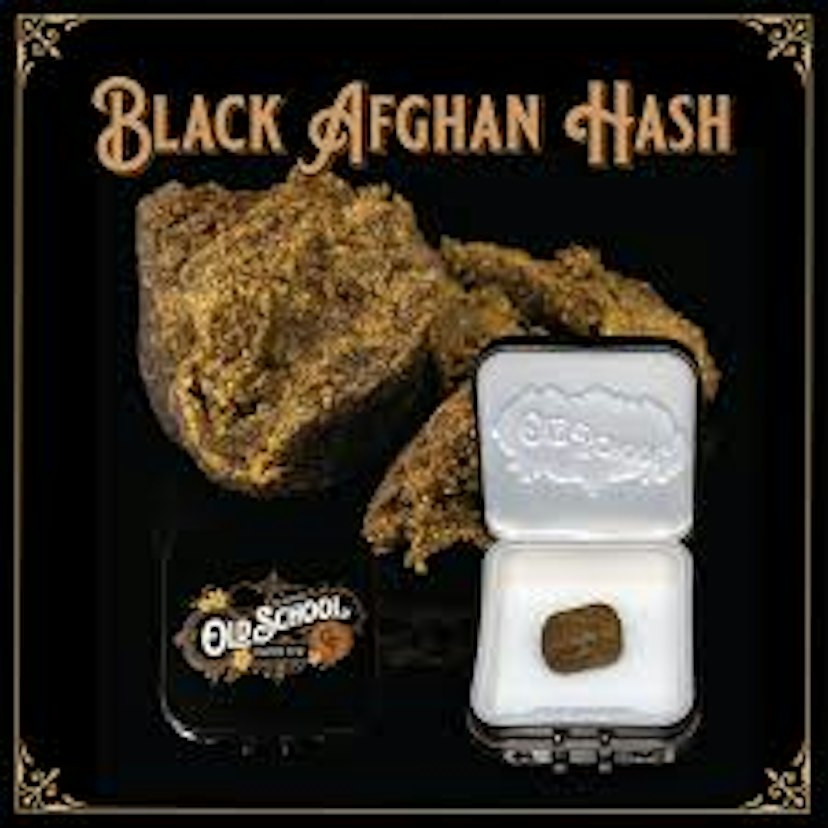 OLD SCHOOL HASH SOFT HASH | BLACK AFGHAN