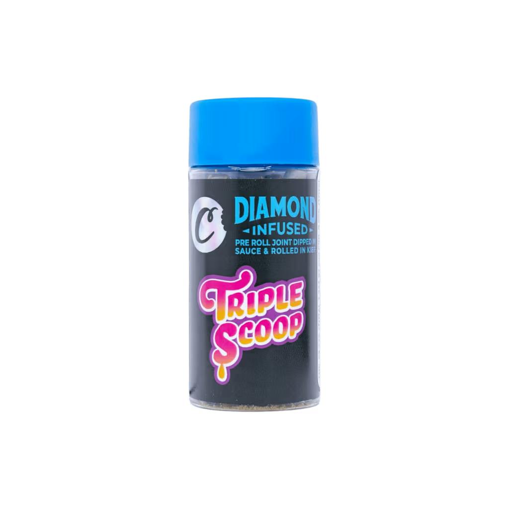Cookies Triple Scoop 5pk 2.5g Diamond and Kief Infused Pre-Rolls