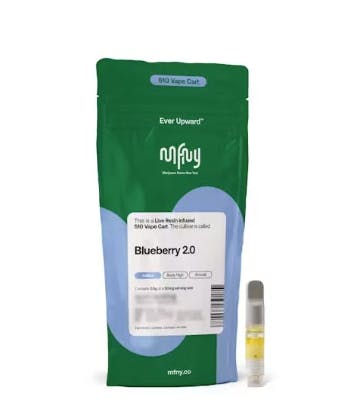 Cart | MFNY| Live Resin 510 Vape | Blueberry 2.0 | .5g