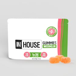 Watermelon Gummies - 5mg/100mg Total - THC