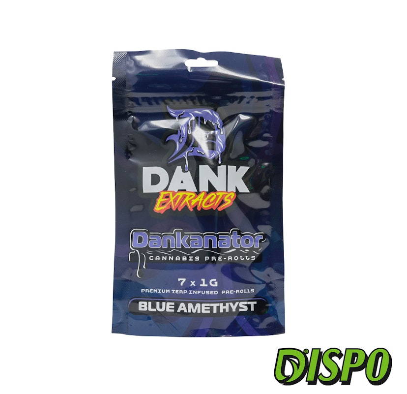 Dankanator - Blue Amethyst 7pk Terp-Infused Pre-Rolls
