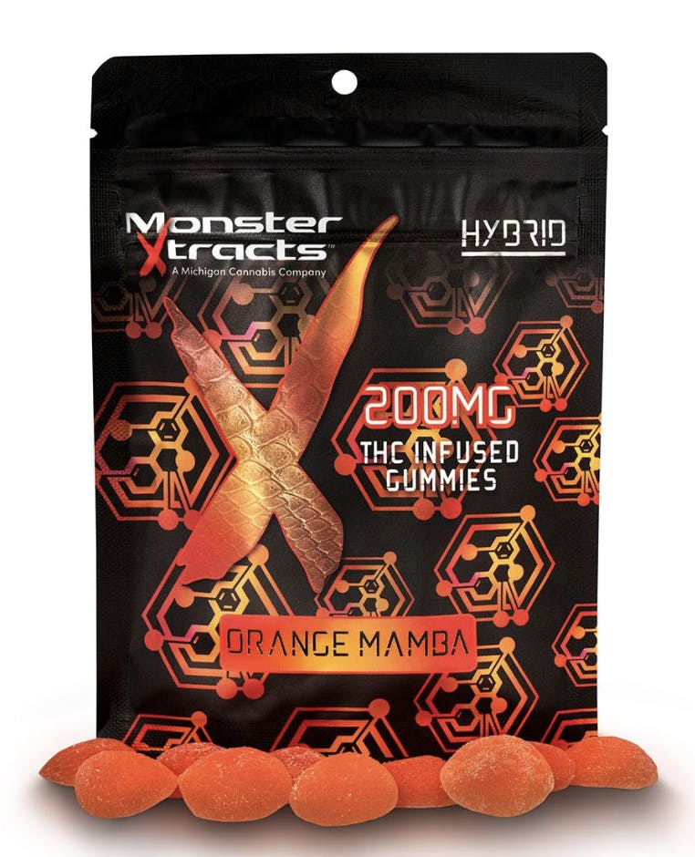 Monster Xtracts | Gummies - Orange Mamba - 200mg